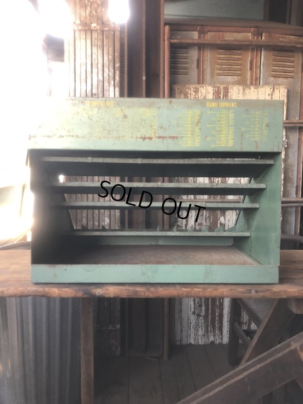 画像29: Vintage Southern Twist Drill Co. Advertising Hardware Store Display Cabinet (R840)
