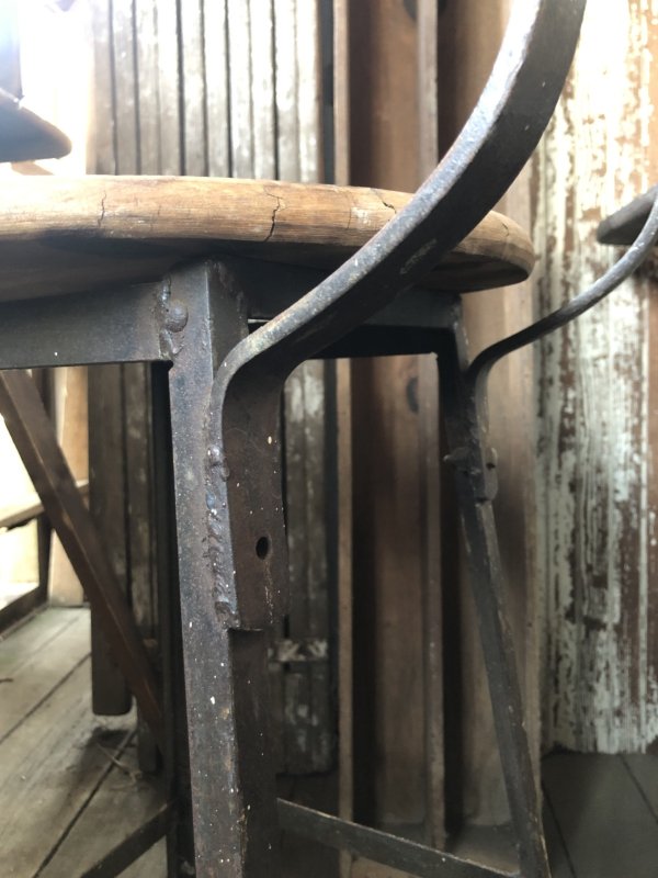 画像20: Vintage Industrial Stool Chair 1550 (R845)