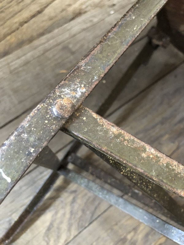 画像10: Vintage Industrial Stool Chair 3228 (R846)