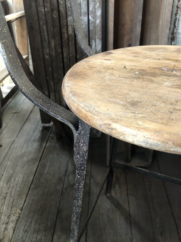 画像14: Vintage Industrial Stool Chair 1550 (R845)