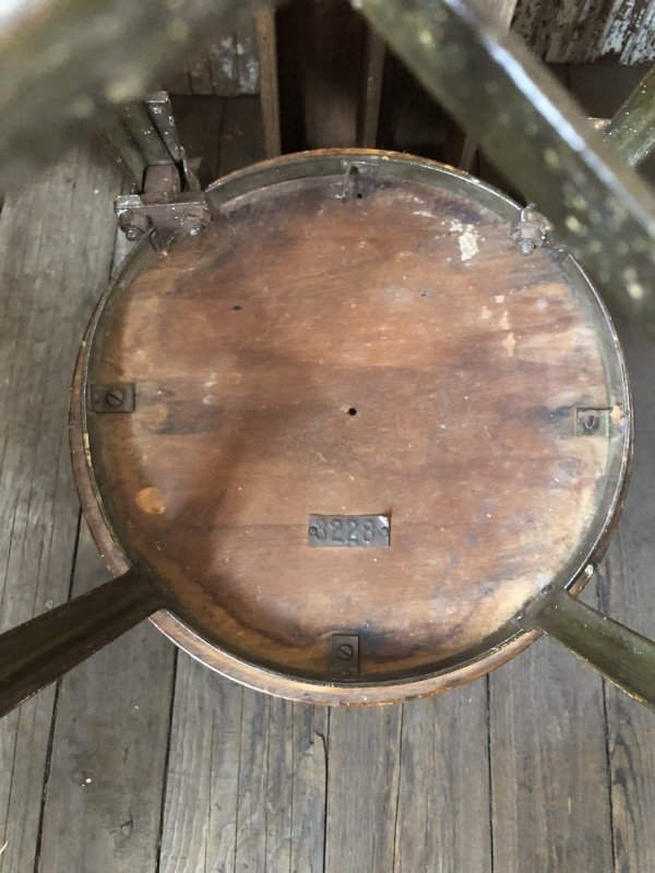 画像6: Vintage Industrial Stool Chair 3228 (R846)
