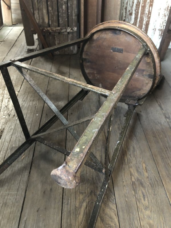 画像9: Vintage Industrial Stool Chair 3228 (R846)