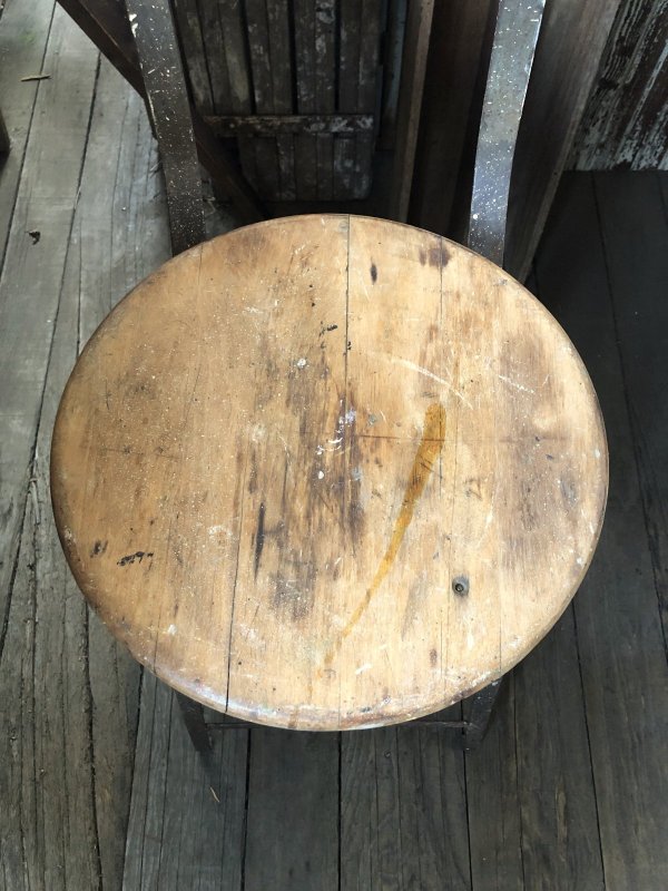 画像21: Vintage Industrial Stool Chair 1550 (R845)