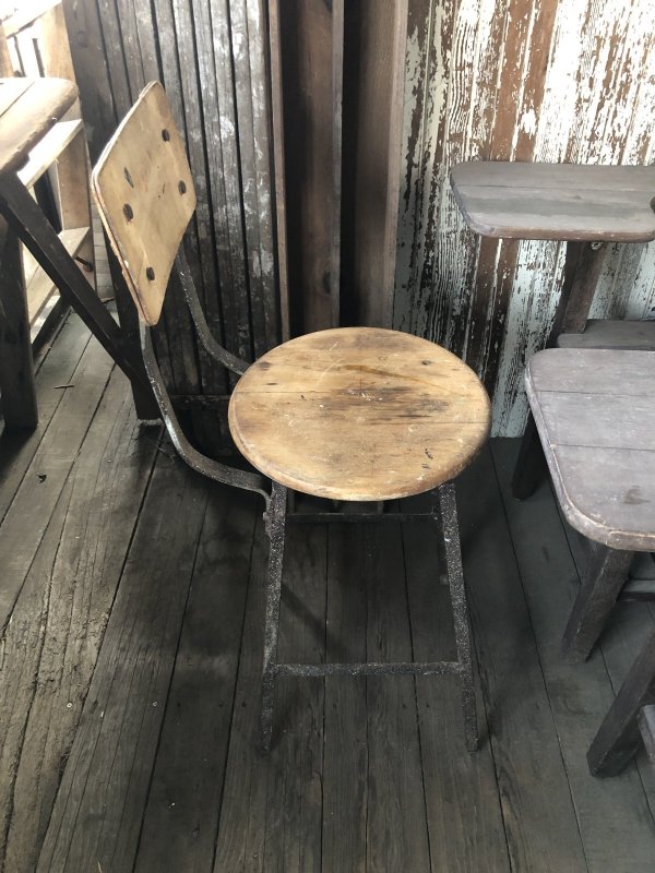 画像4: Vintage Industrial Stool Chair 1550 (R845)
