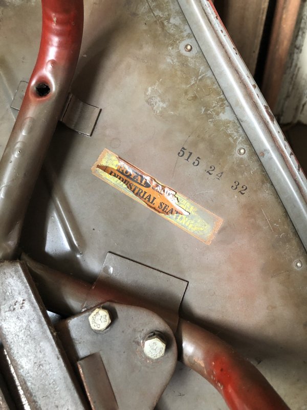 画像8: Vintage Industrial Metal High Stools Chair (R847)