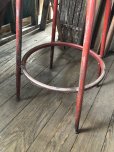 画像12: Vintage Industrial Metal High Stools Chair (R848)