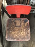 画像13: Vintage Industrial Metal High Stools Chair (R847)