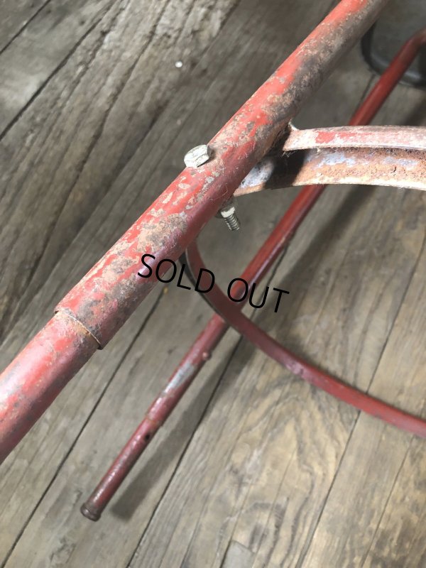 画像10: Vintage Industrial Metal High Stools Chair (R848)