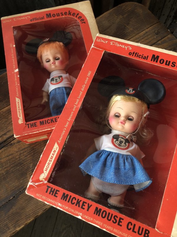 画像22: 70s Vintage Horsman Disney Mickey Mouse Club Mouseketeer Doll SET MIB (R850)