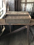 Vintage Coats & Clark's Mercerized Sewing Thread Store Display Rack (R853)