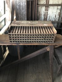 Vintage Coats & Clark's Mercerized Sewing Thread Store Display Rack (R853)