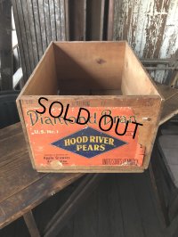 Vintage Wood Box Diamond Brand Hood River Pears (R851)