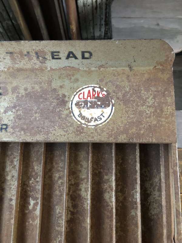 画像21: Vintage Coats & Clark's Mercerized Sewing Thread Store Display Rack (R853)