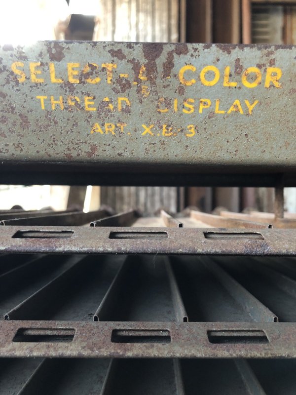 画像33: Vintage Coats & Clark's Mercerized Sewing Thread Store Display Rack (R853)