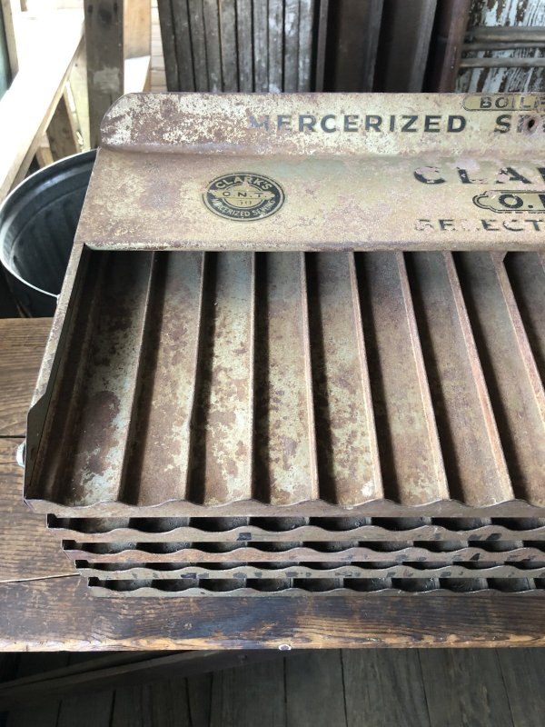 画像16: Vintage Coats & Clark's Mercerized Sewing Thread Store Display Rack (R853)