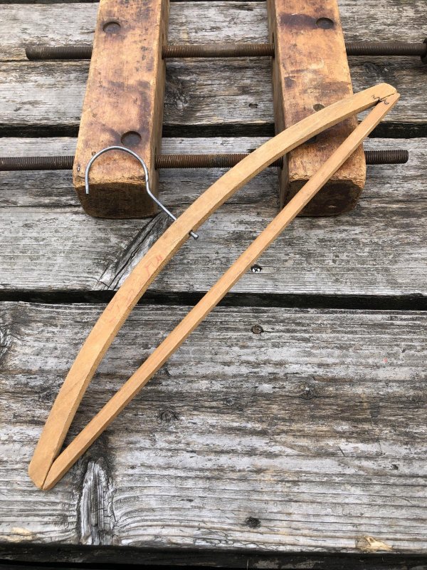 画像5: Vintage USA Advertising Wood Hanger Tokyo Cleaners & Dyers(R854)