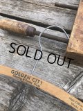 Vintage USA Advertising Wood Hanger GOLDEN CITY (R869)
