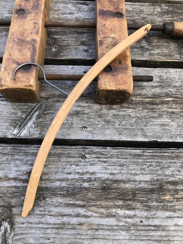 画像5: Vintage USA Advertising Wood Hanger UPTON BROS. CLEANING & DYEING WKS (R868)
