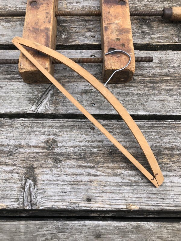 画像5: Vintage USA Advertising Wood Hanger T.G. SUIT CLEANING CO. (R859)