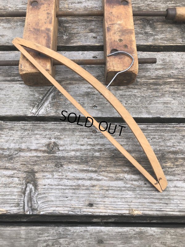 画像5: Vintage USA Advertising Wood Hanger T.G. SUIT CLEANING CO. (R859)