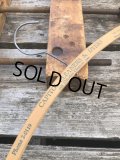 Vintage USA Advertising Wood Hanger CAPITOL CLEANERS &DYERS (R874)