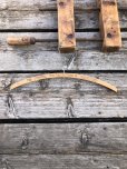 画像2: Vintage USA Advertising Wood Hanger Bixler Vaper Dry Cleaning (R871) (2)
