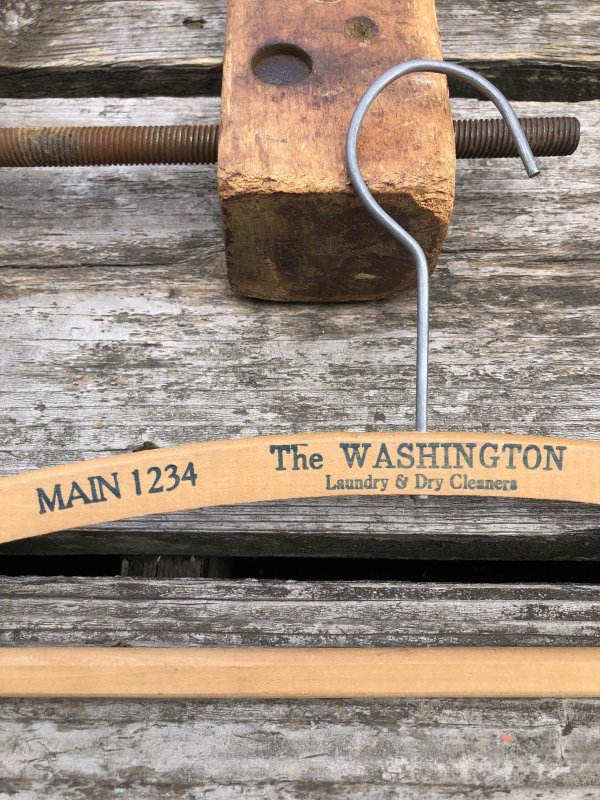 画像3: Vintage USA Advertising Wood Hanger The WASHINGTON (R857)