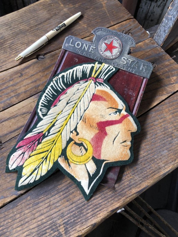 画像9: Antique Lone Star Knickerbocker Portland Cement Company Advertising Scratch Pad Clipboard (R889)