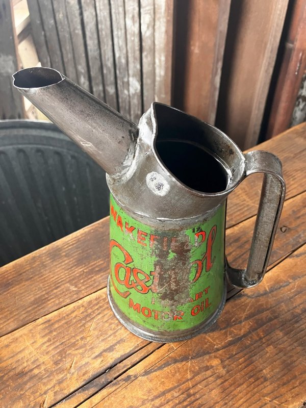 画像3: 20s Antique Original Castrol Oil Pourer Jug (R891)