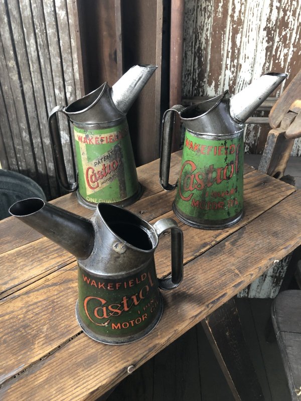 画像14: 20s Antique Original Castrol Oil Pourer Jug (R891)