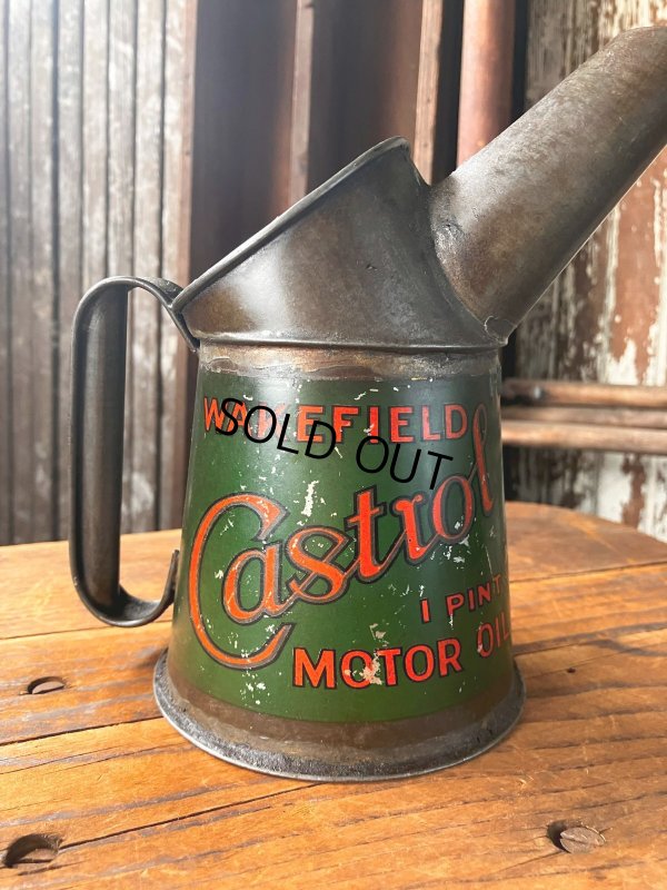 画像11: 20s Antique Original Castrol Oil Pourer Jug (R892)