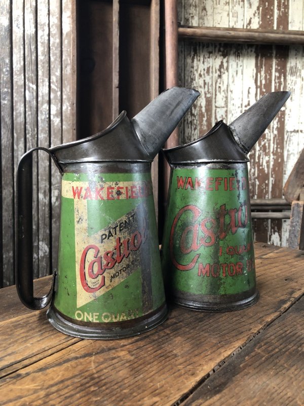 画像20: 40s〜 Vintage Original Castrol Oil Pourer Jug (R890)