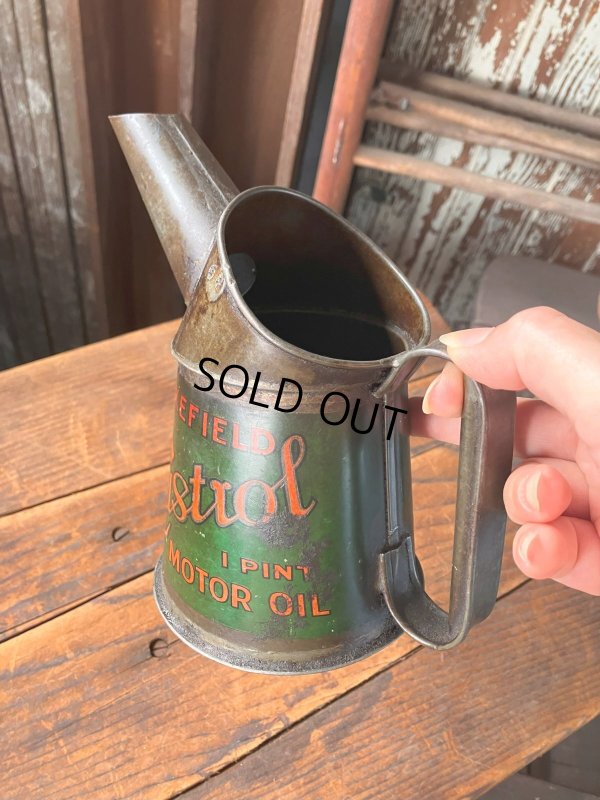 画像13: 20s Antique Original Castrol Oil Pourer Jug (R892)