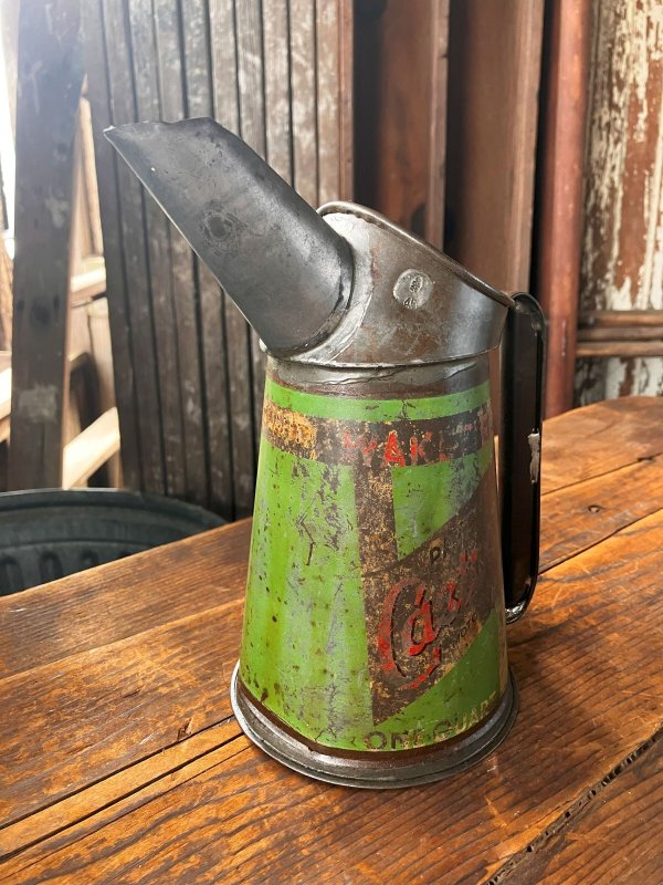画像7: 40s〜 Vintage Original Castrol Oil Pourer Jug (R890)