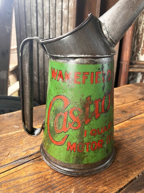 画像10: 20s Antique Original Castrol Oil Pourer Jug (R891)