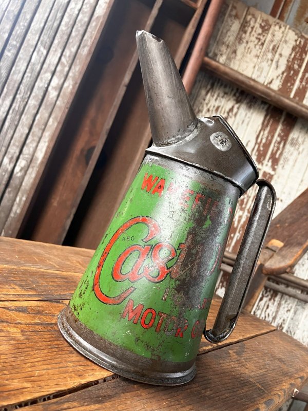 画像7: 20s Antique Original Castrol Oil Pourer Jug (R891)