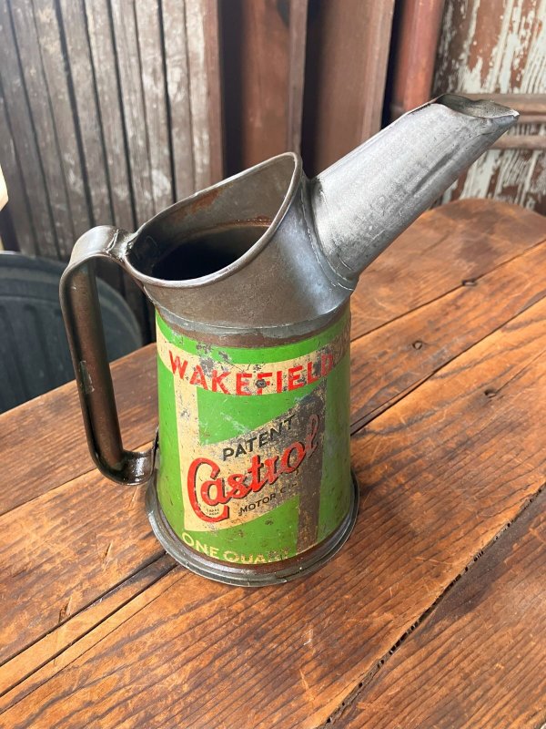 画像17: 40s〜 Vintage Original Castrol Oil Pourer Jug (R890)