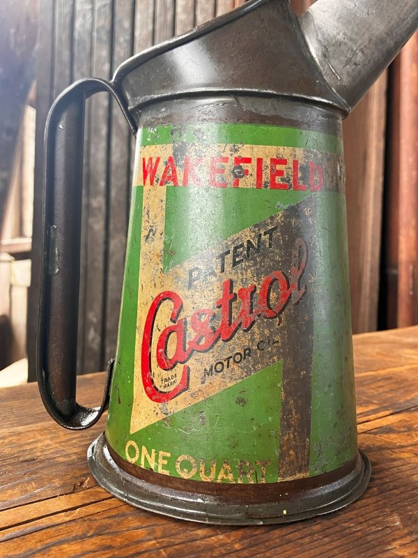 画像14: 40s〜 Vintage Original Castrol Oil Pourer Jug (R890)