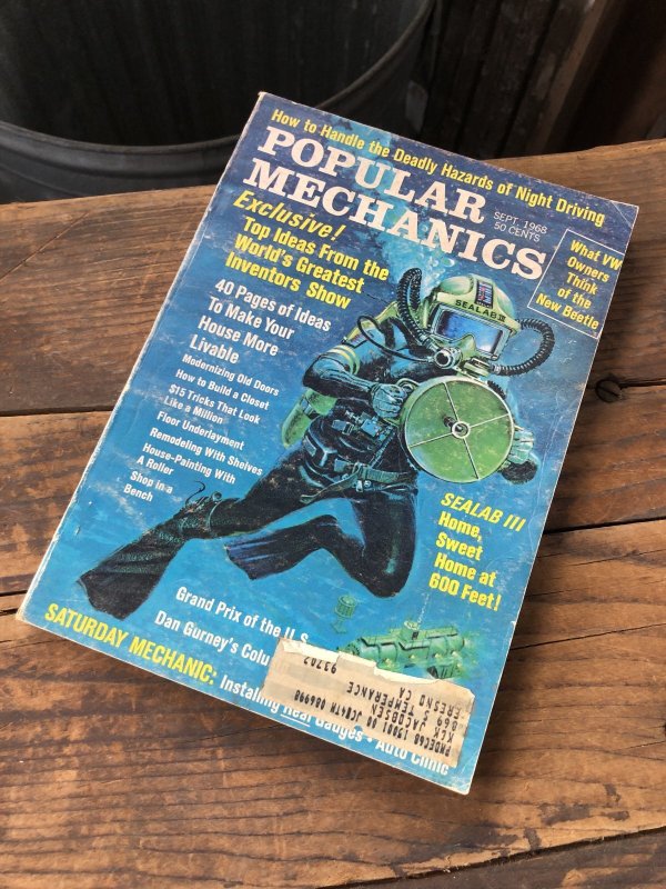 画像1: 1960s Vintage Popular Mechanics Magazine (R897)