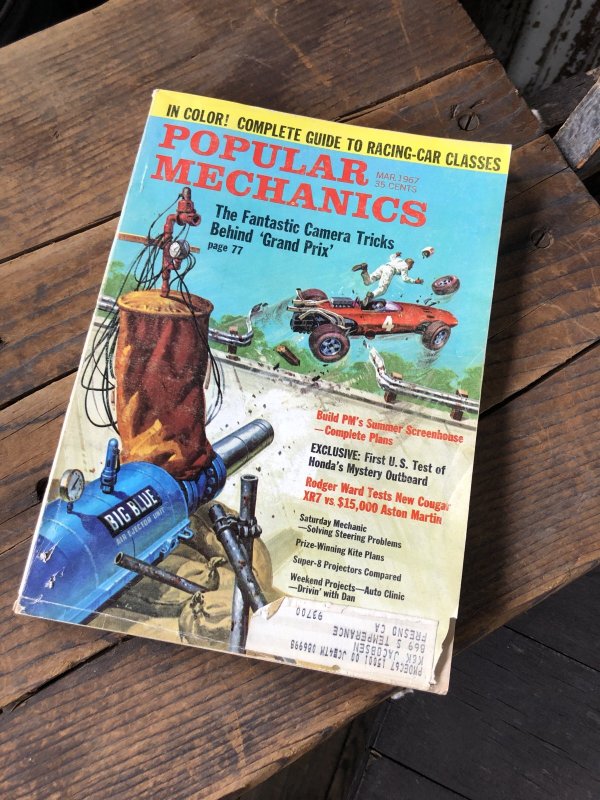 画像1: 1960s Vintage Popular Mechanics Magazine (R900)