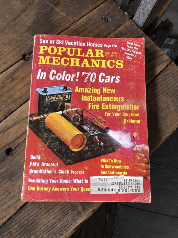 画像1: 1960s Vintage Popular Mechanics Magazine (R896)