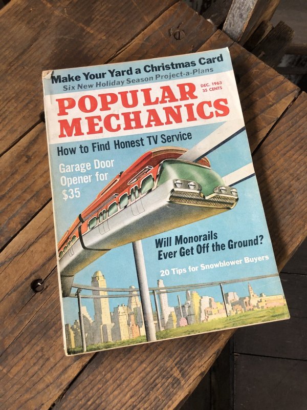 画像1: 1960s Vintage Popular Mechanics Magazine (R902)