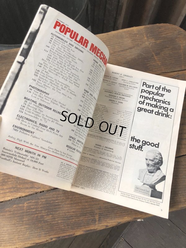 画像2: 1970s Vintage Popular Mechanics Magazine (R893)