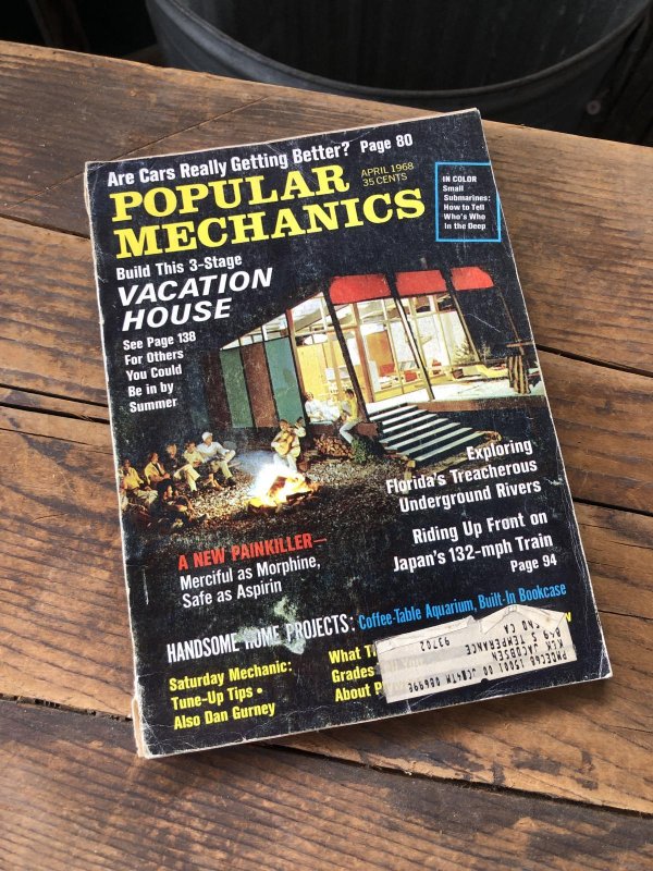 画像1: 1960s Vintage Popular Mechanics Magazine (R898)