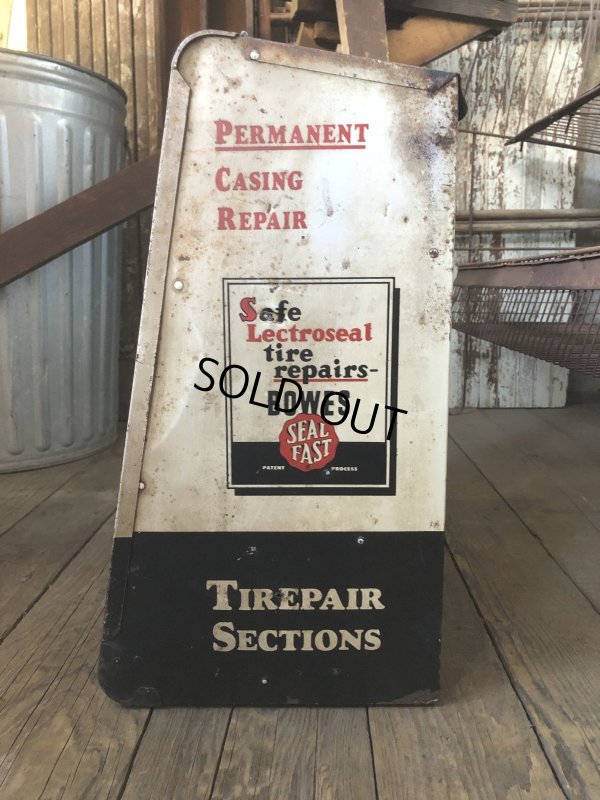 画像6: 50s Vintage BOWES SEAL FAST Tire Repair Service Station Display Cabinet (R903)