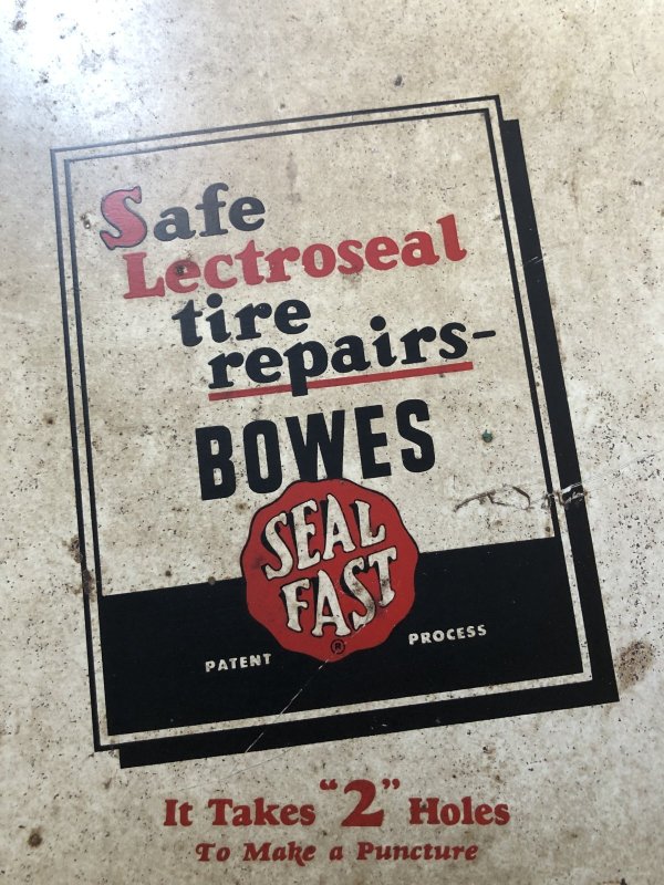 画像22: 50s Vintage BOWES SEAL FAST Tire Repair Service Station Display Cabinet (R903)