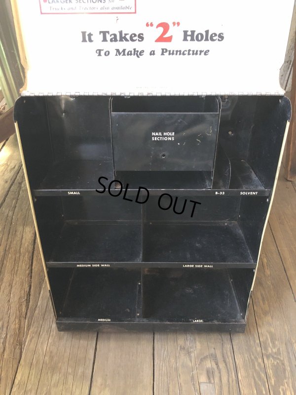 画像9: 50s Vintage BOWES SEAL FAST Tire Repair Service Station Display Cabinet (R903)