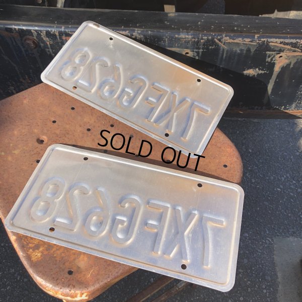 画像2: Original USA California License Plate 7XFG628 SET (R911)