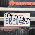 Original USA California License Plate 8RPU422 (R921)