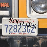 Original USA California License Plate 72823G2 (R916)